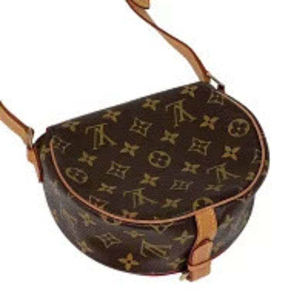 Louis Vuitton Bag Shoulder Tambourin Crossbody Monogram Brown Clutch
